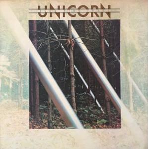 unicorn: blue pine treese